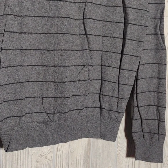 Grey & Black Striped Sweater - Picture 6 of 9
